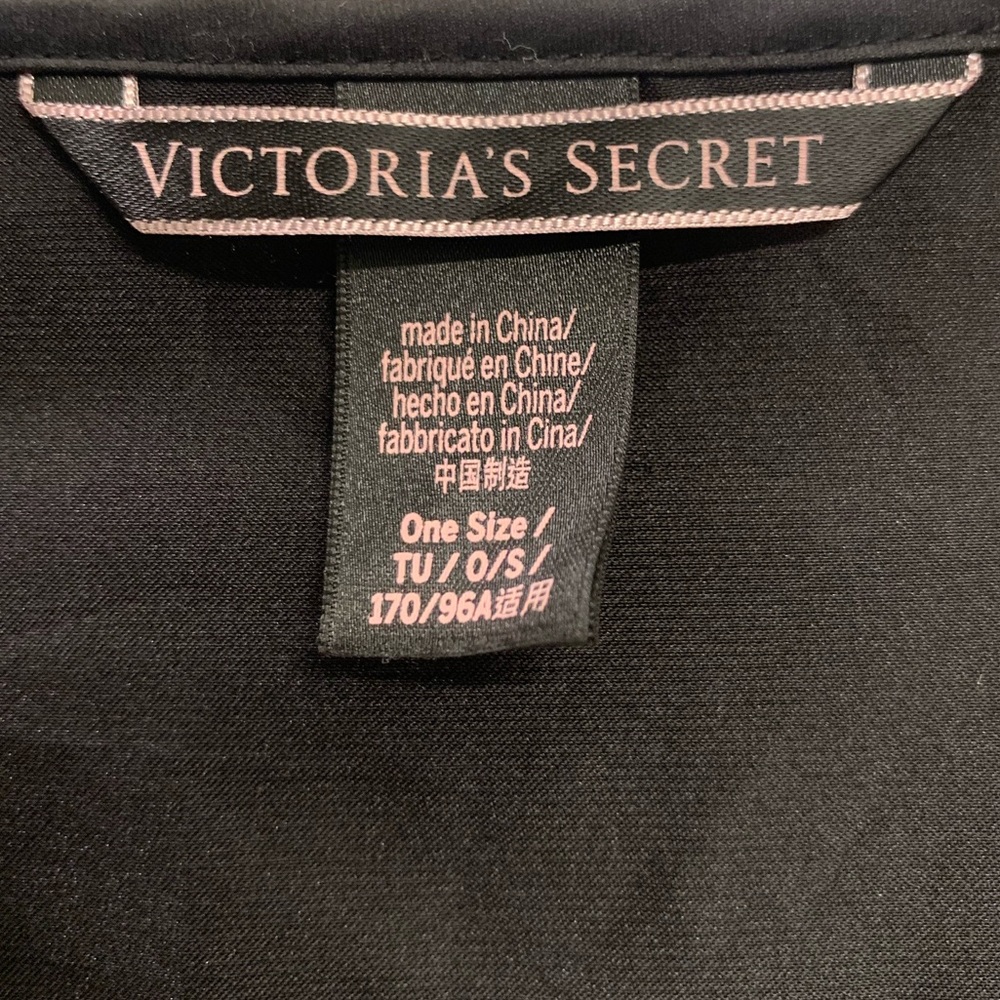 Black Ruffle Victoria’s Secret Robe - Picture 2 of 3
